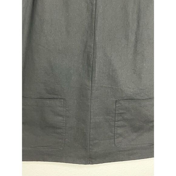 Black Grommet Lace-Up Sleeveless Mini Dress Sz L - Picture 3 of 12